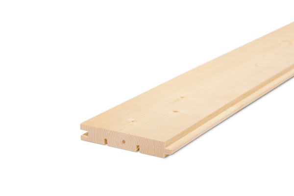 Lucfenyő hajópadló 19 x 146 x 4000 mm (B) fózolt – Lambéria / Hajópadló